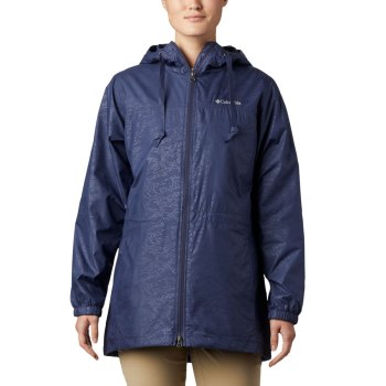 Columbia Auroras Wake III Mid, Chamarras Azul Marino Para Mujer | 785391-PIQ